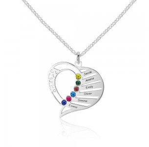 Personalized Birthstone Necklace JEWJONE101577